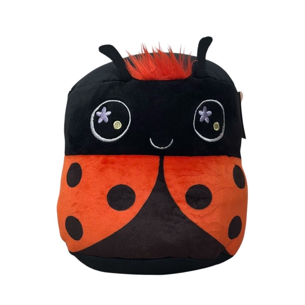 Aurora World Ladybug Mini Plush 5"  Red Black Squishy Stuffed Animal Toy NWT